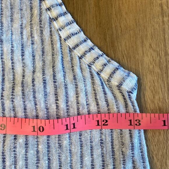 Splendid Striped Tank Top Linen Cotton Blend Resort Travel Vacation Womens XS - Picture 9 of 10